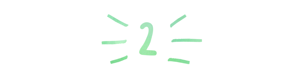 A header in a handwritten font that reads '2`'